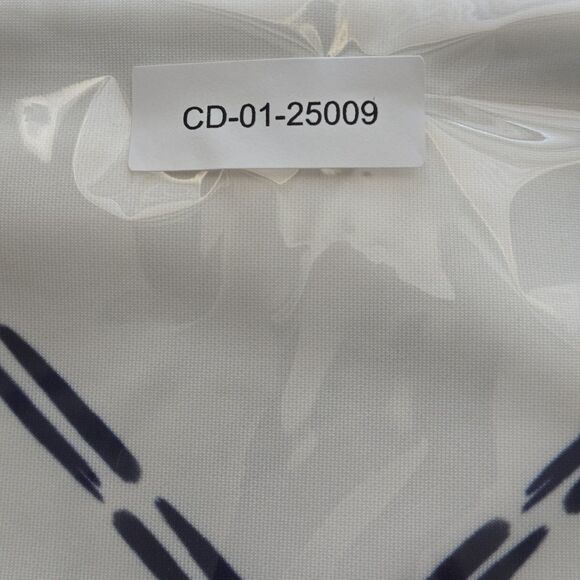 ASOS Women's Spaghetti Strap Wrap Mini Dress • Ruffle Hem • White & Blue • 14 XL - Picture 8 of 8